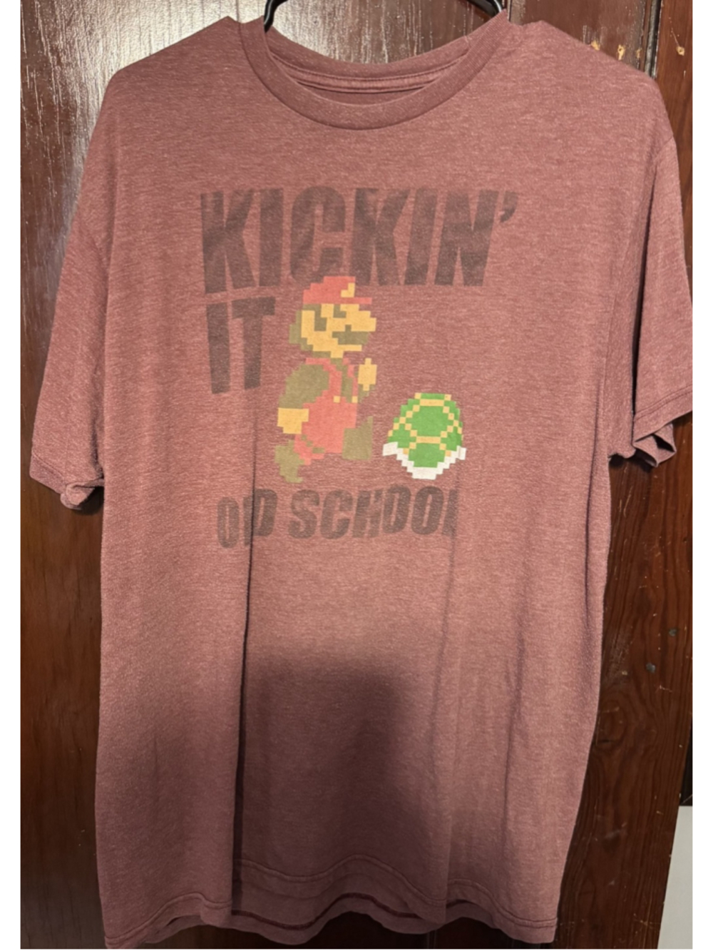 Super Mario Brothers T-Shirt Men's Size XL Red